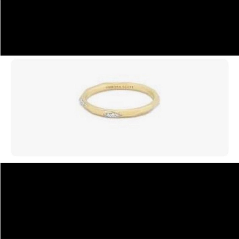 Kendra Scott 14k Gold Diamond Ring band